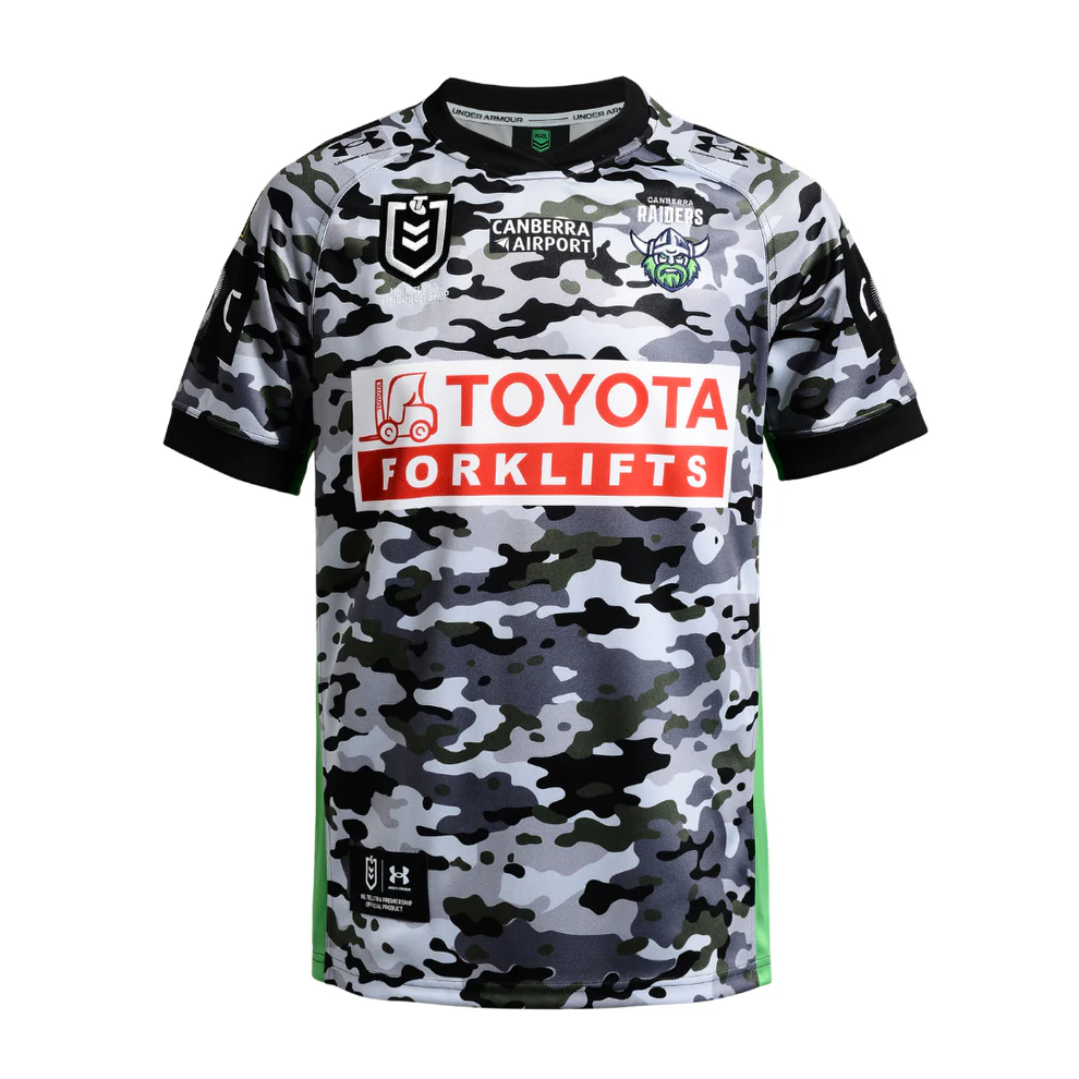Canberra Raiders 2026 Camo Collection