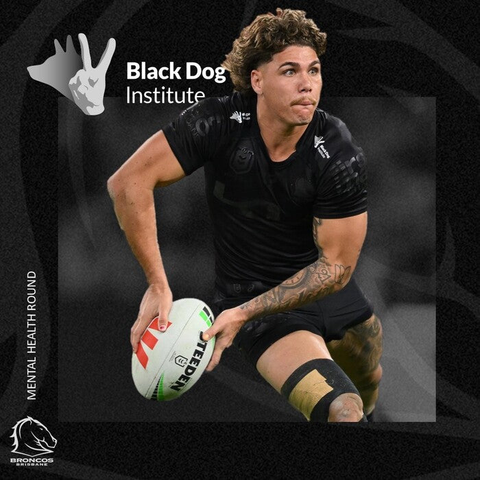 Brisbane Broncos 2025 Black Dog Institute Collectors Replica Collection