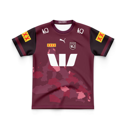 2026-QLD Maroons Youth Jersey