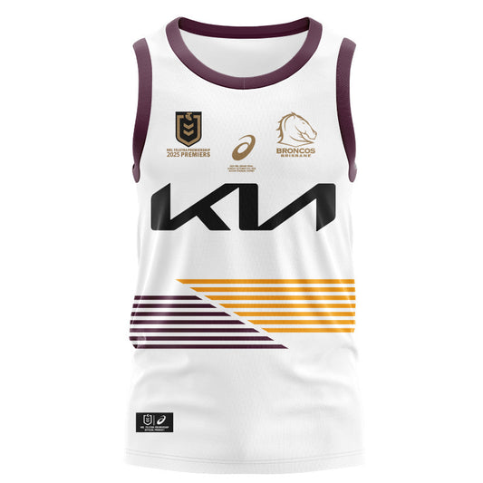 Brisbane Broncos 2025 Premiers Commemorative Replica Singlet