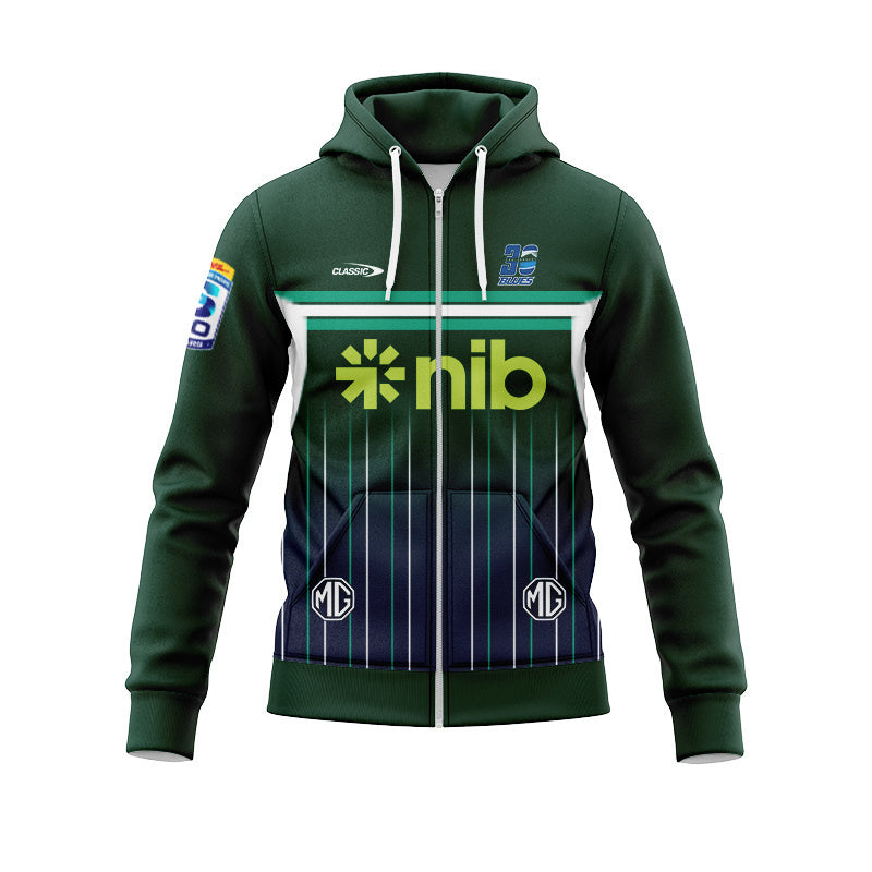 2026-Blues Zip-Up Hoodie