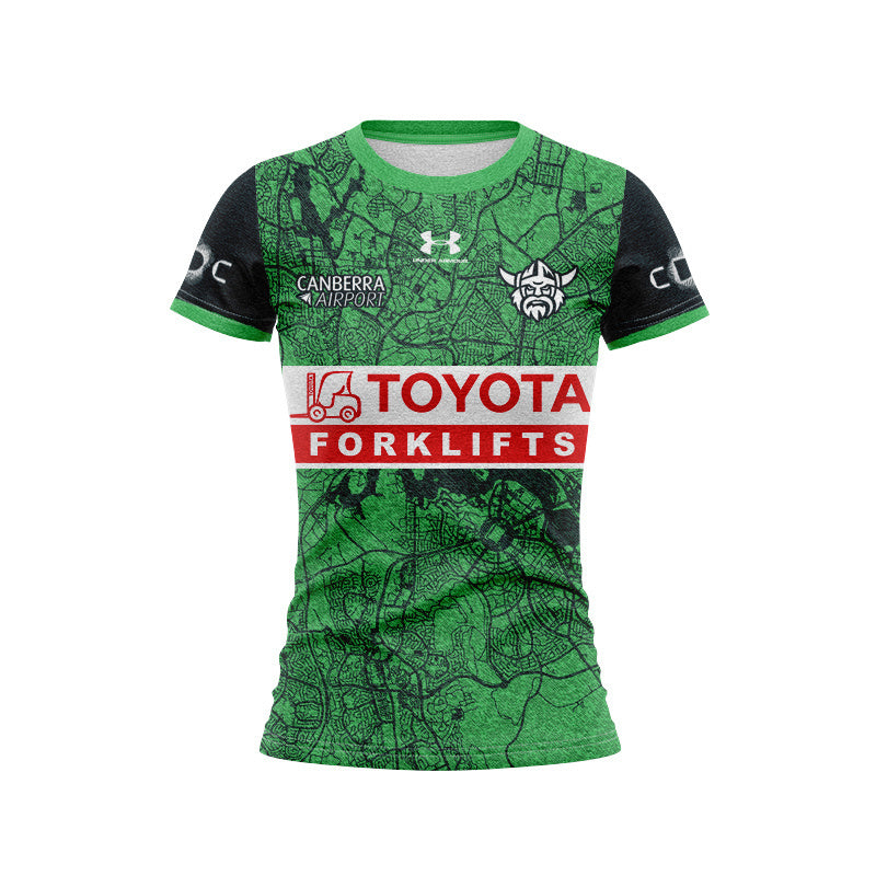 Canberra Raiders 2026 City Map Replica Women's Tee