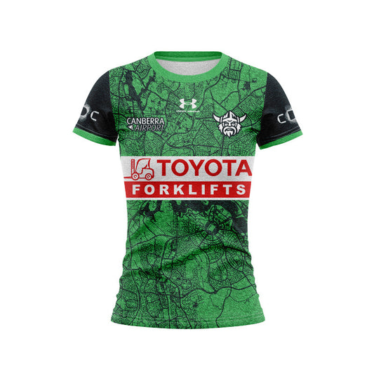 Canberra Raiders 2026 City Map Replica Women's Tee