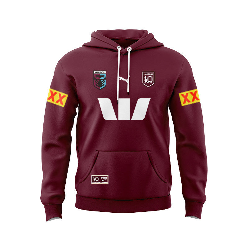 Queensland Maroons 2026 State of Origin Home Replica Hoodie