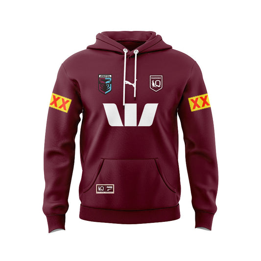 Queensland Maroons 2026 State of Origin Home Replica Hoodie