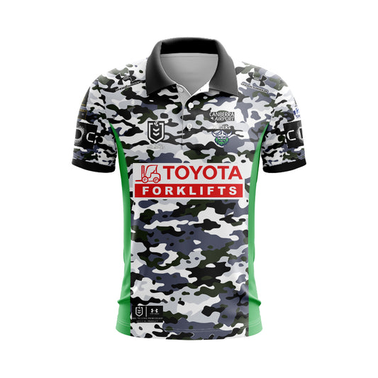 Canberra Raiders 2026 Camo Replica Polo