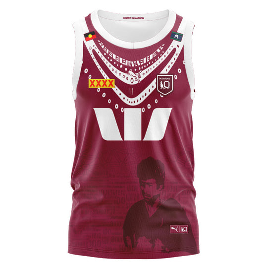 Queensland Maroons 2025 Indigenous Replica Singlet