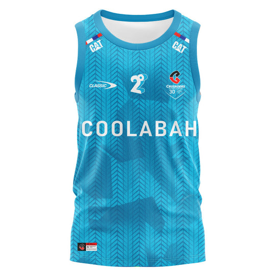 2026 Crusaders 30th Anniversary Heritage Blue Replica Singlet S-7XL