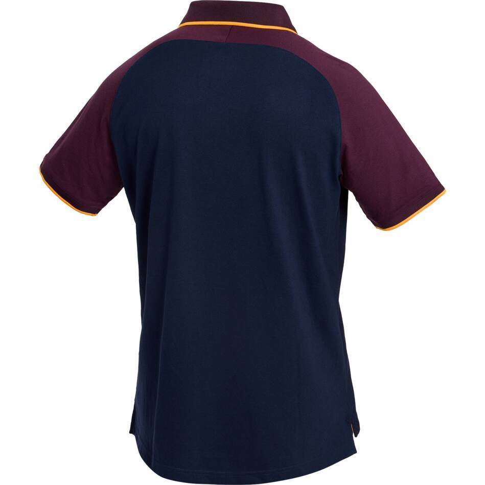 Brisbane Broncos 2026 Navy Media Replica Polo