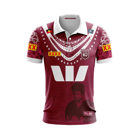 Queensland Maroons 2025 Indigenous Replica Polo