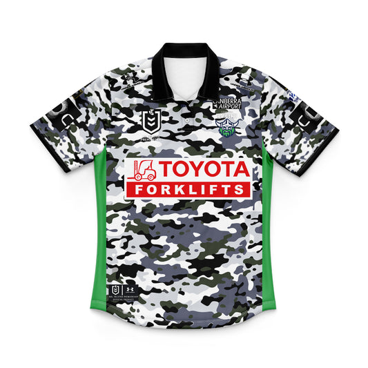 Canberra Raiders 2026 Camo Replica Youth Polo