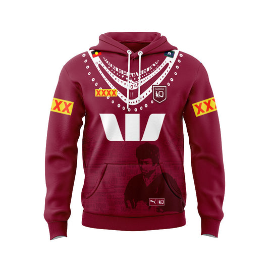 Queensland Maroons 2025 Indigenous Replica Hoodie