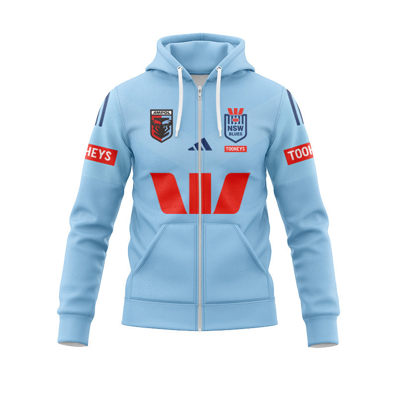New South Wales Blues 2026 Home Replica Zip Up Hoodie