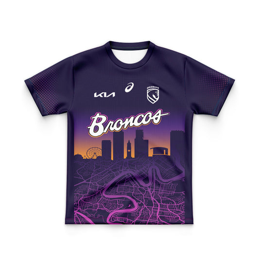 Brisbane Broncos 2026 City Nights Replica Youth Jersey