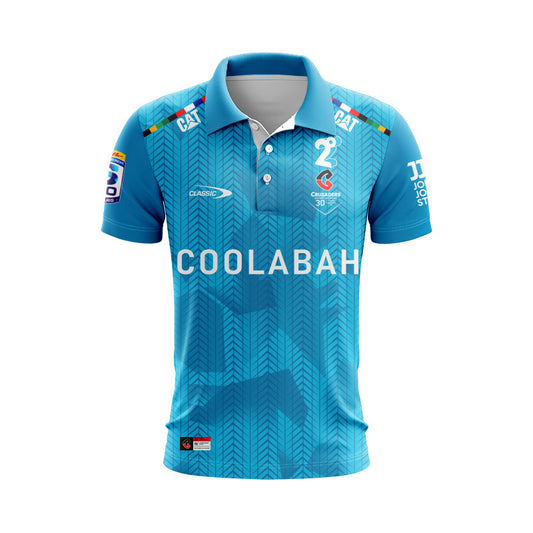 2026 Crusaders 30th Anniversary Heritage Blue Replica Adult Polo