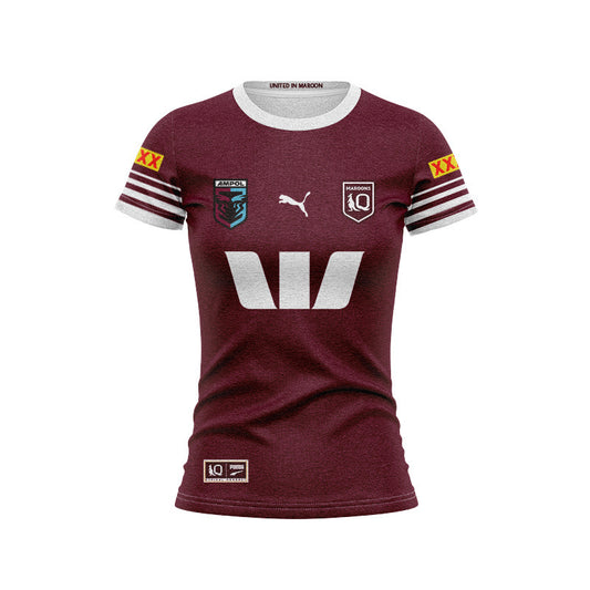 Queensland Maroons 2026 State of Origin Home Replica Womens Tee
