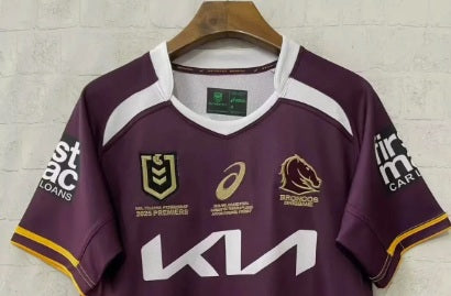 Brisbane Broncos 2025 Home Premiers Collectors Edition Replica Jersey