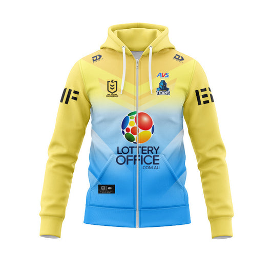Gold Coast Titans 2026 Away Replica Zip-Up Hoodie