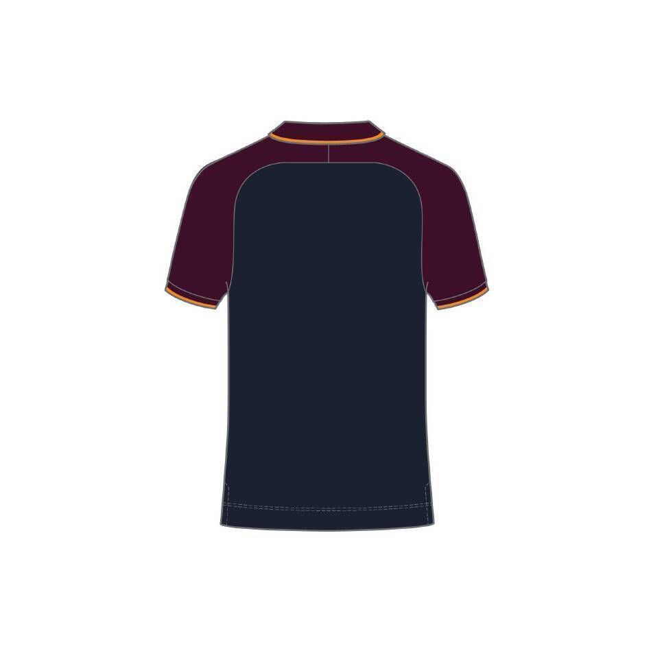 Brisbane Broncos 2026 Womens Navy Media Replica Polo