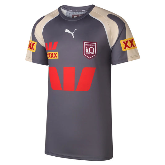Queensland Maroons 2026 State of Origin Grey Home Replica Jersey