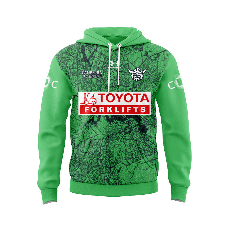 Canberra Raiders 2026 City Map Replica Hoodie