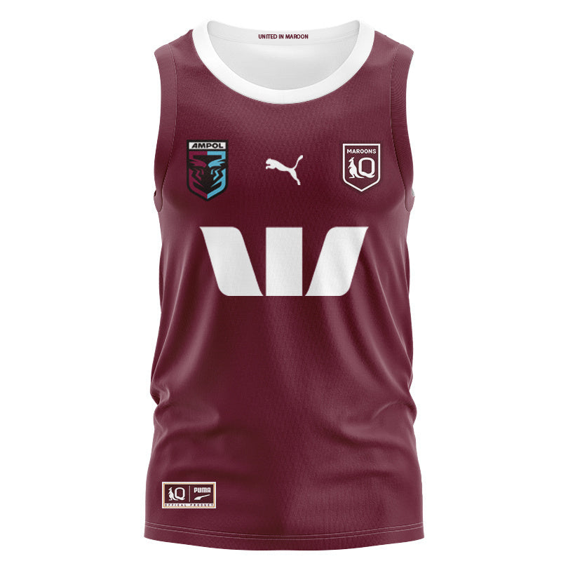 Queensland Maroons 2026 State of Origin Home Replica Singlet