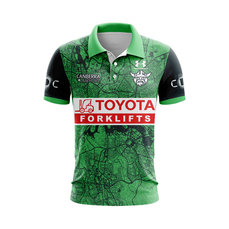 Canberra Raiders 2026 City Map Replica Polo