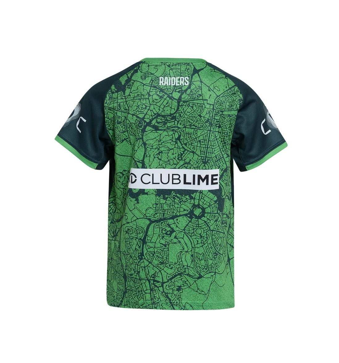 Canberra Raiders 2026 City Map Youth Jersey