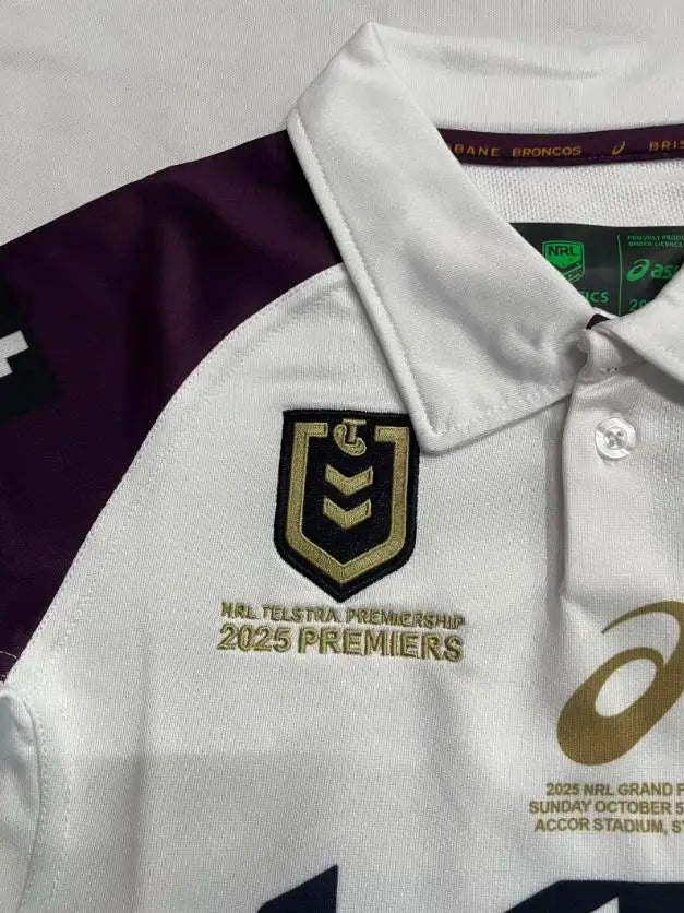 Brisbane Broncos 2025 Premiers Commemorative Replica Jersey