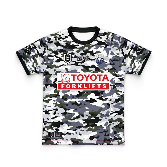 Canberra Raiders 2026 Camo Replica Youth Jersey