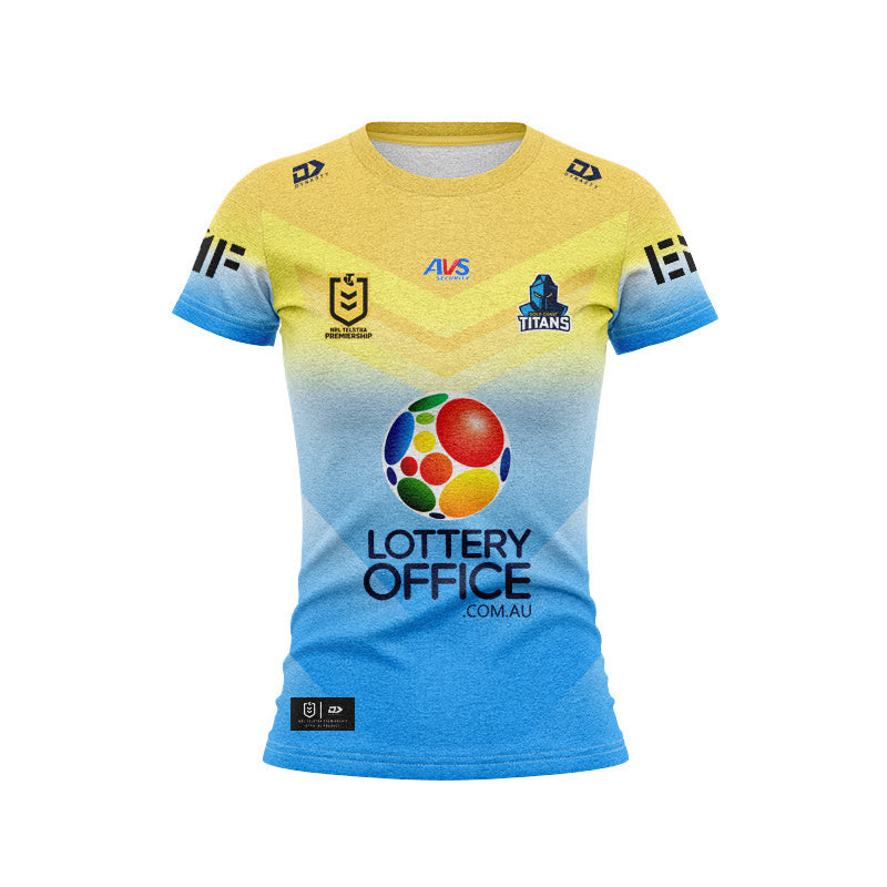 Gold Coast Titans 2026 Away Replica Womens T-Shirt