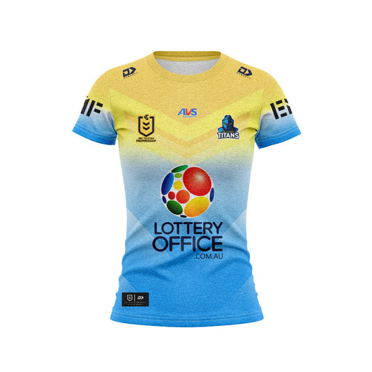 Gold Coast Titans 2026 Away Replica Womens T-Shirt