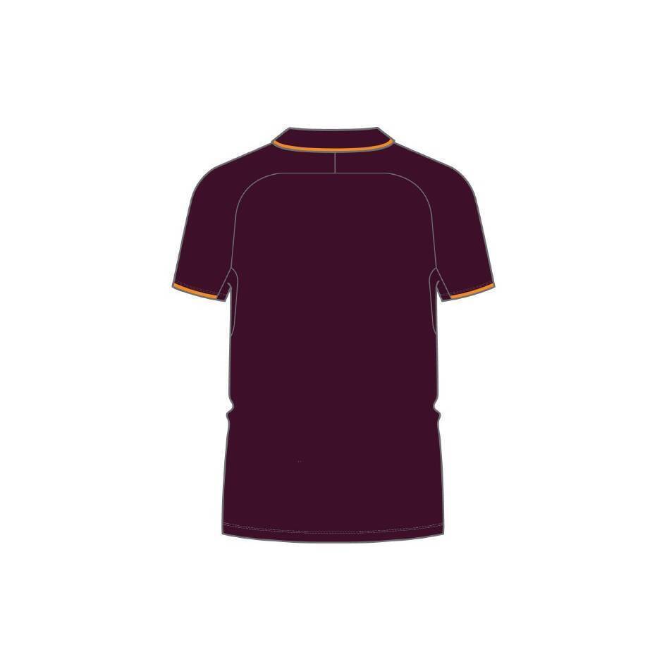 Brisbane Broncos 2026 Women’s Maroon Media Replica Polo