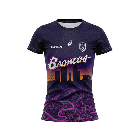 Brisbane Broncos 2026 City Nights Replica Women's Tee