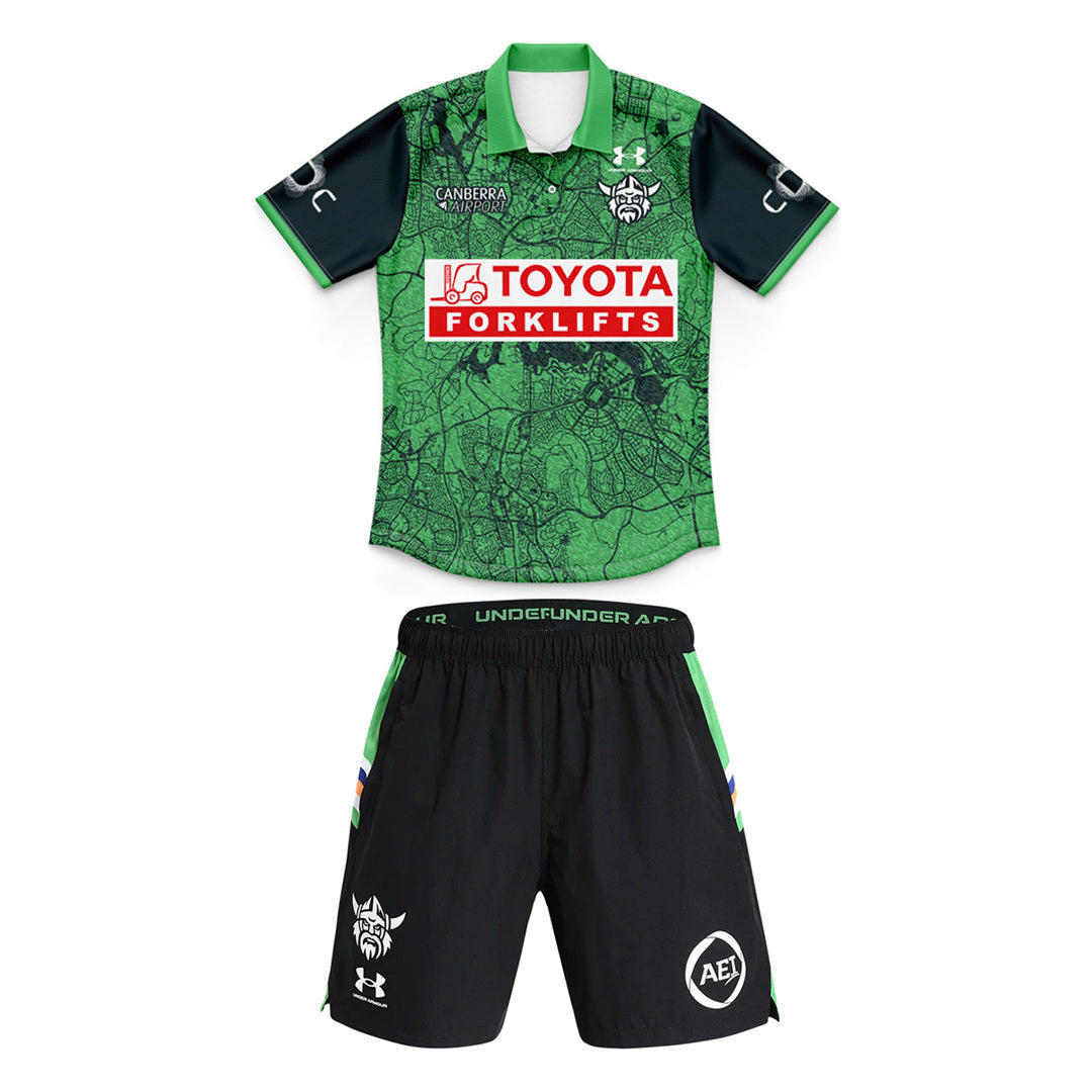 Canberra Raiders 2026 City Map Replica Youth Polo & Shorts Kit