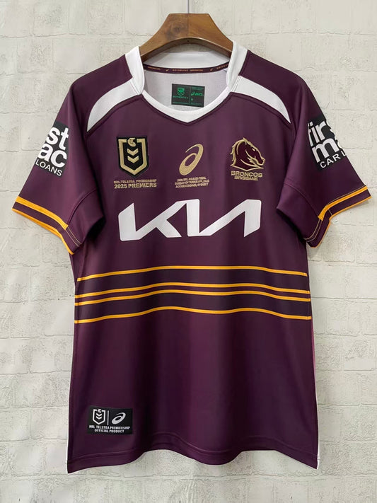 Brisbane Broncos 2025 Home Premiers Collectors Edition Replica Jersey