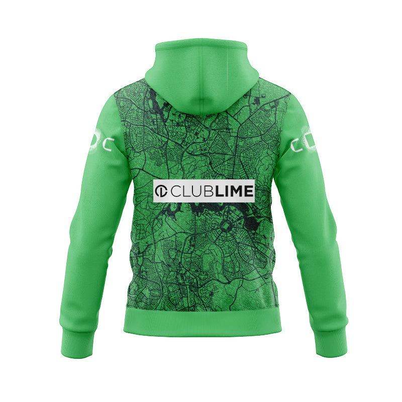 Canberra Raiders 2026 City Map Replica Zip Hoodie