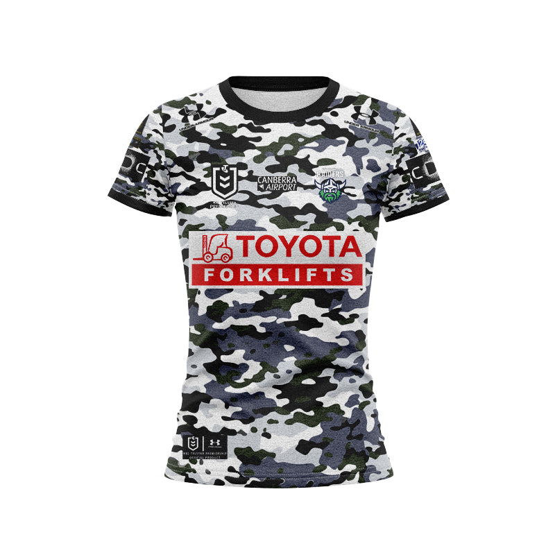 Canberra Raiders 2026 Camo Replica Women's Tee
