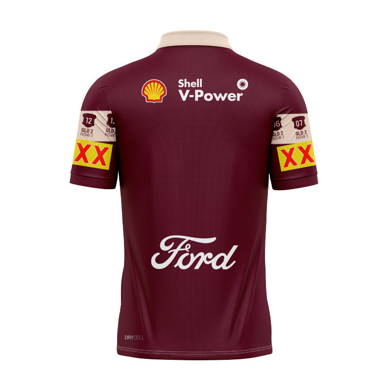 Queensland Maroons 2026 State of Origin Heritage Replica Polo