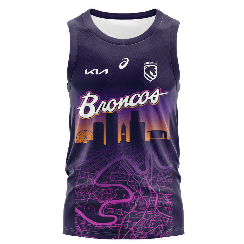 Brisbane Broncos 2026 City Nights Replica Singlet