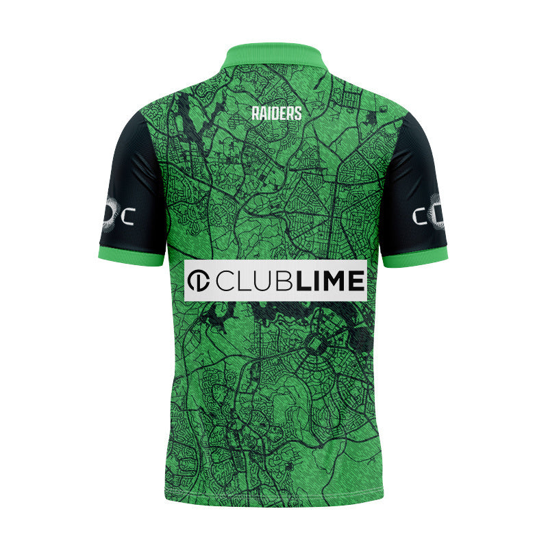Canberra Raiders 2026 City Map Replica Polo