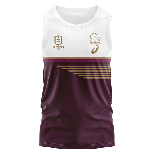 Brisbane Broncos 2025 Premiers Edition Replica Singlet