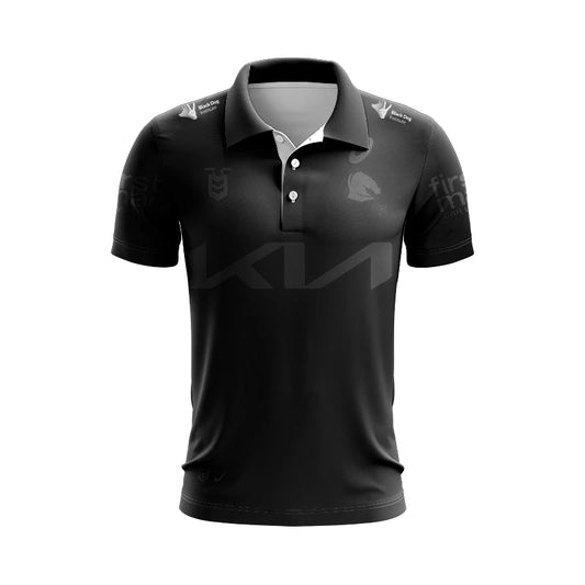 Brisbane Broncos 2025 Black Dog Institute Collectors Replica Polo